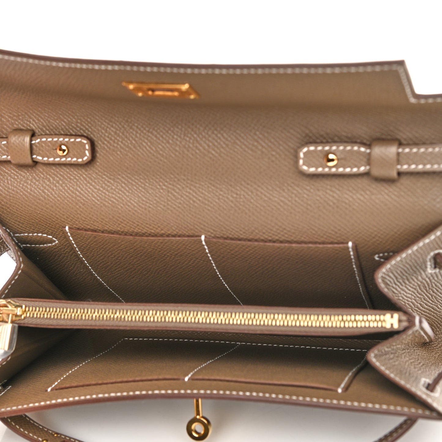 Epsom Kelly Wallet To Go Etoupe