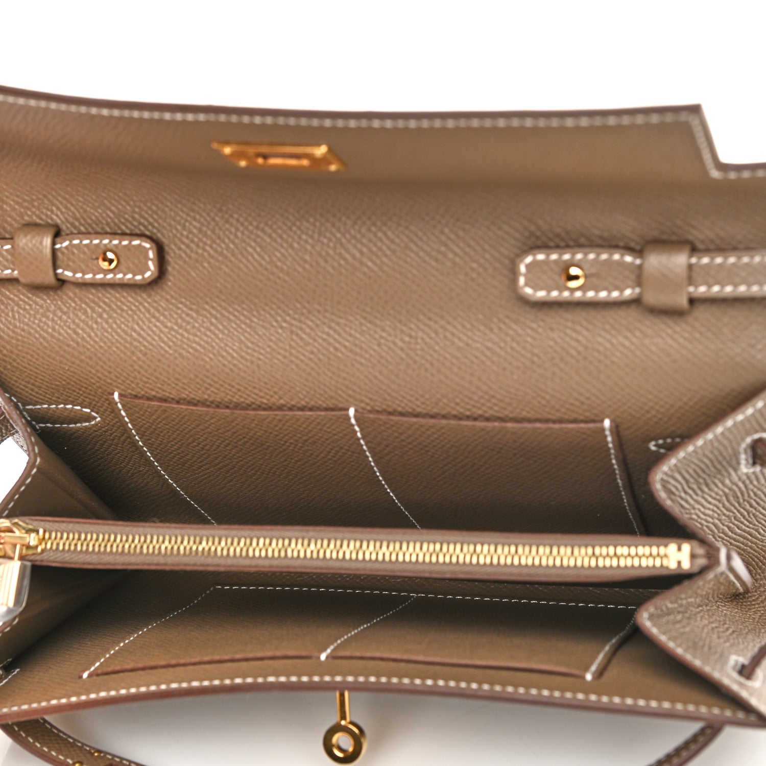 Hermes Epsom Kelly Wallet To Go Etoupe 5 of 10