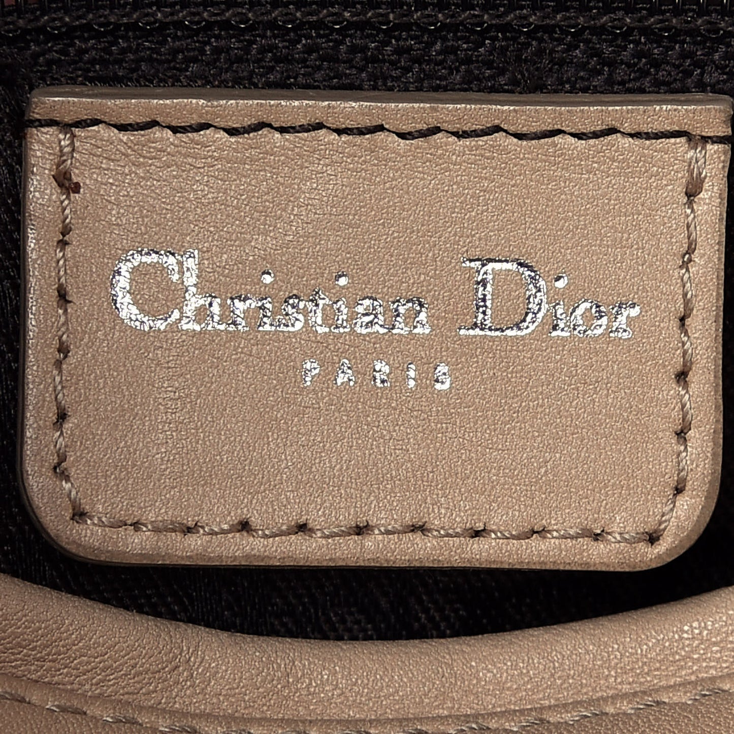 Suede Cannage Medium Lady Dior Beige
