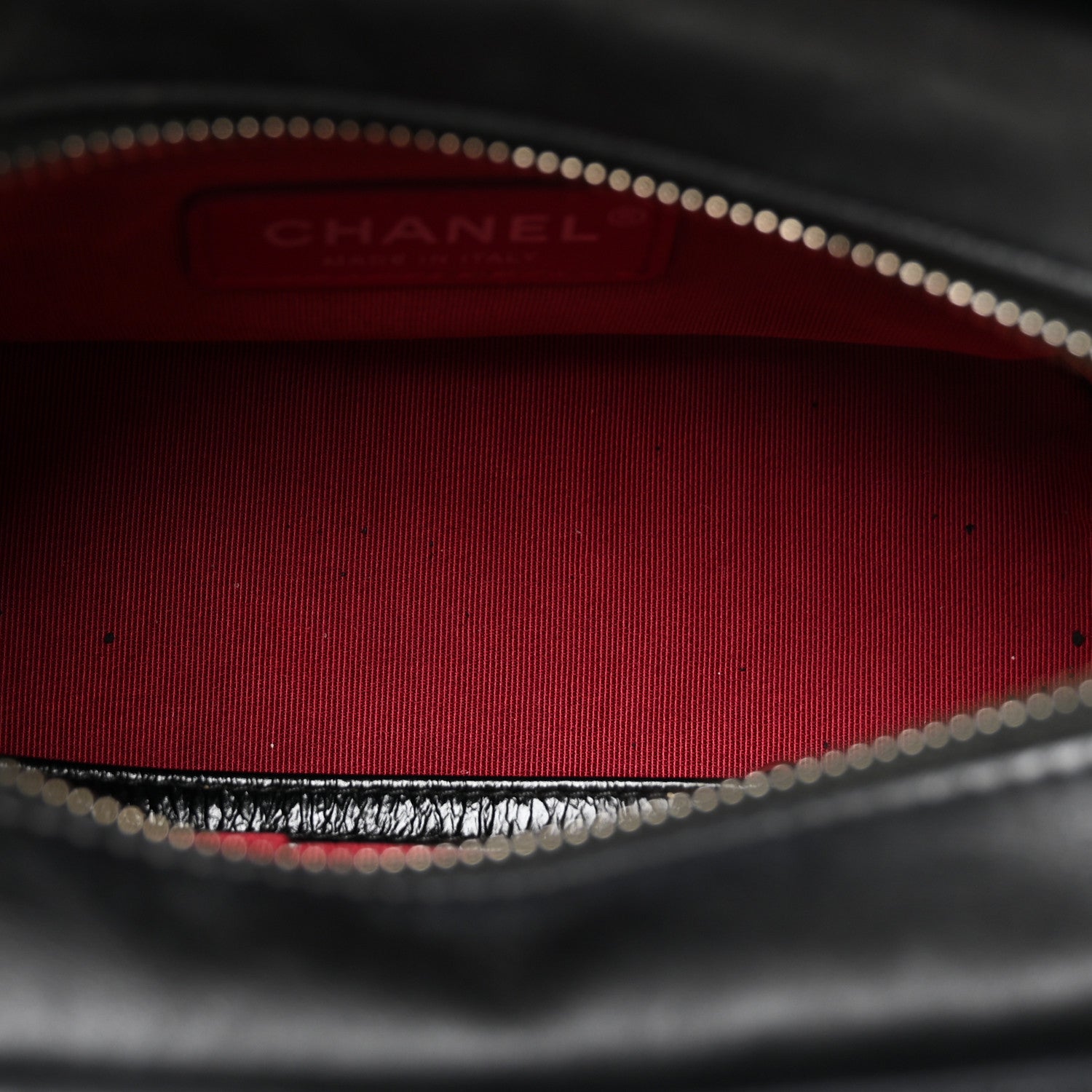 Chanel Aged Calfskin Quilted Small Gabrielle Hobo Black 5 of 10