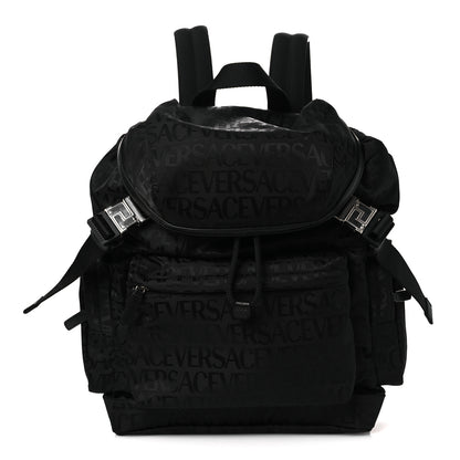 Versace Nylon Logo Neo Backpack Black 1 of 11