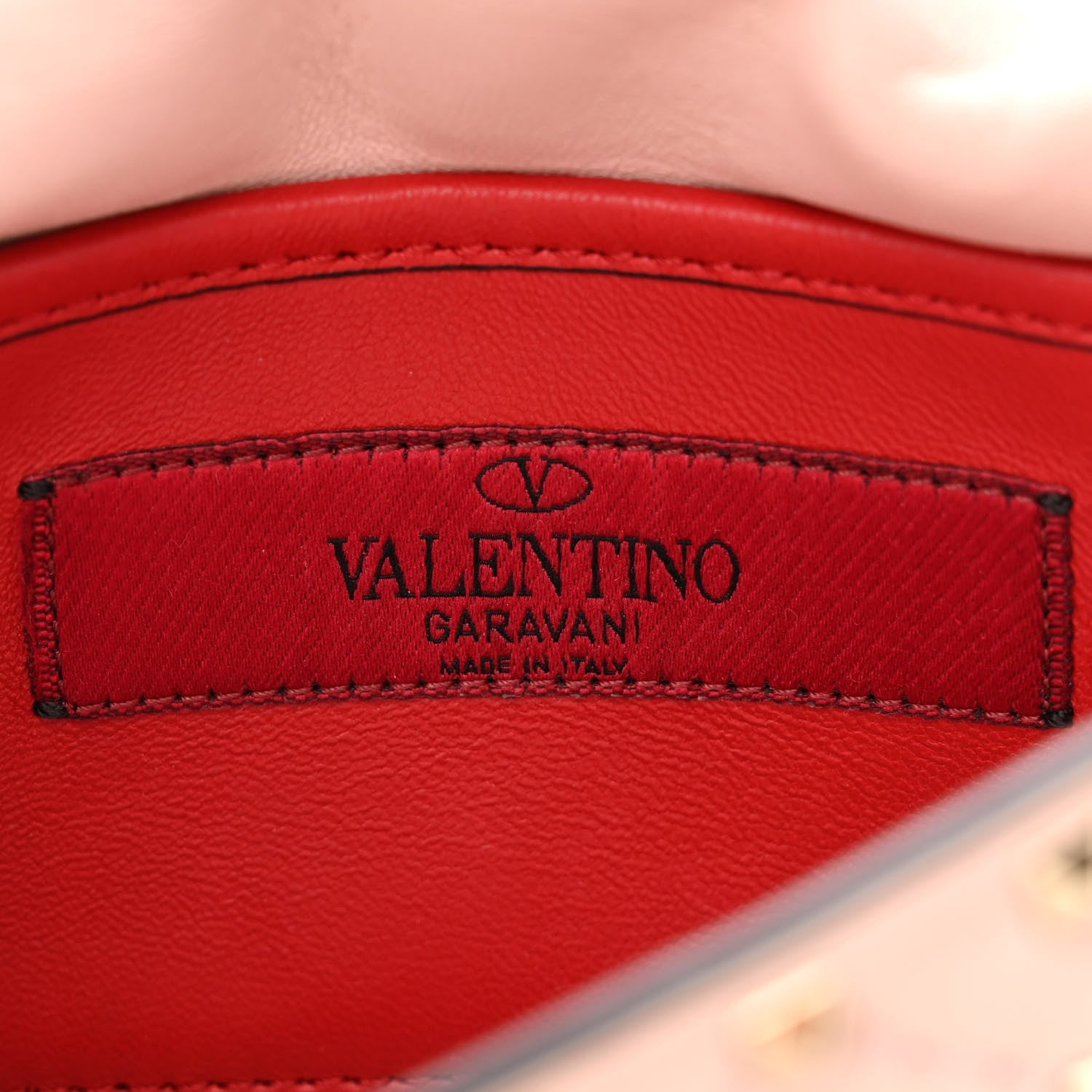 Valentino Garavani Nappa Small Rockstud Spike Shoulder Bag Water Rose 6 of 15