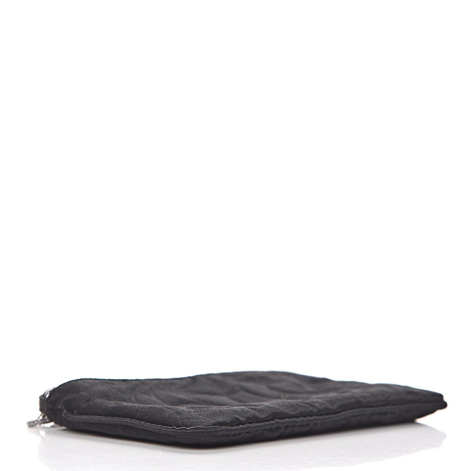 Chanel Satin Camellia Evening Bag Black 4 of 9