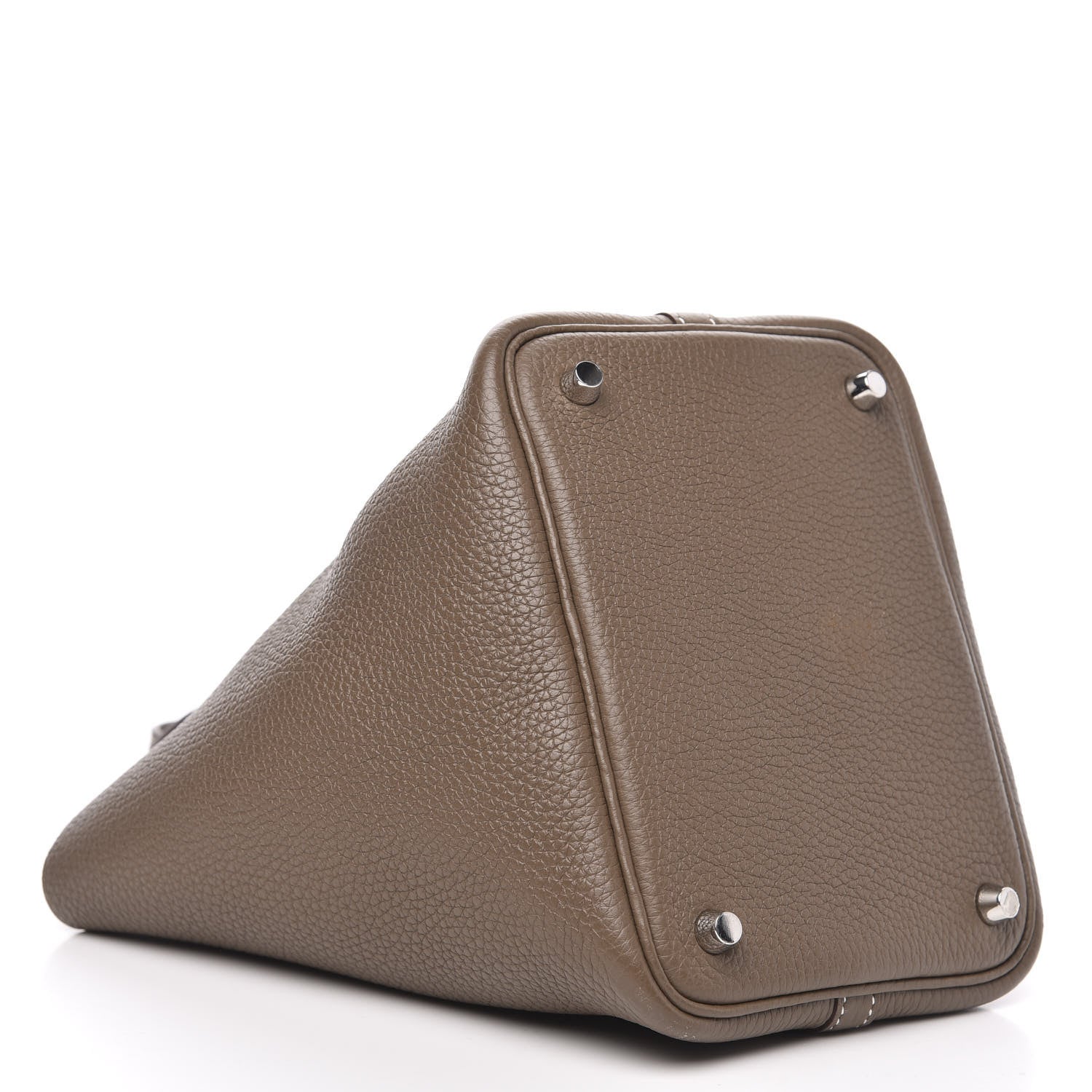 Hermes Taurillon Clemence Picotin Lock 18 PM Etoupe 4 of 11