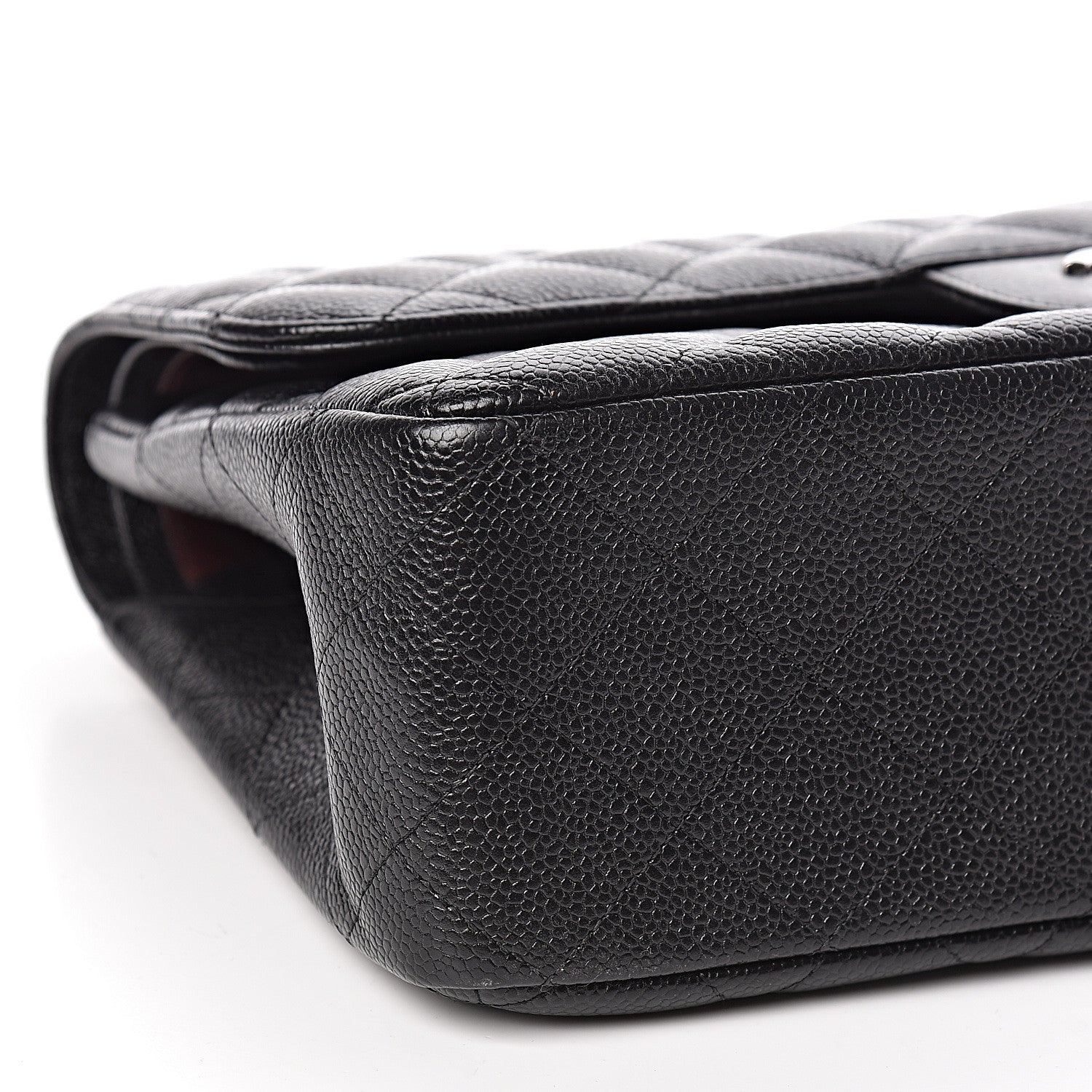 Chanel Caviar Quilted Jumbo Double Flap Black 8 of 11