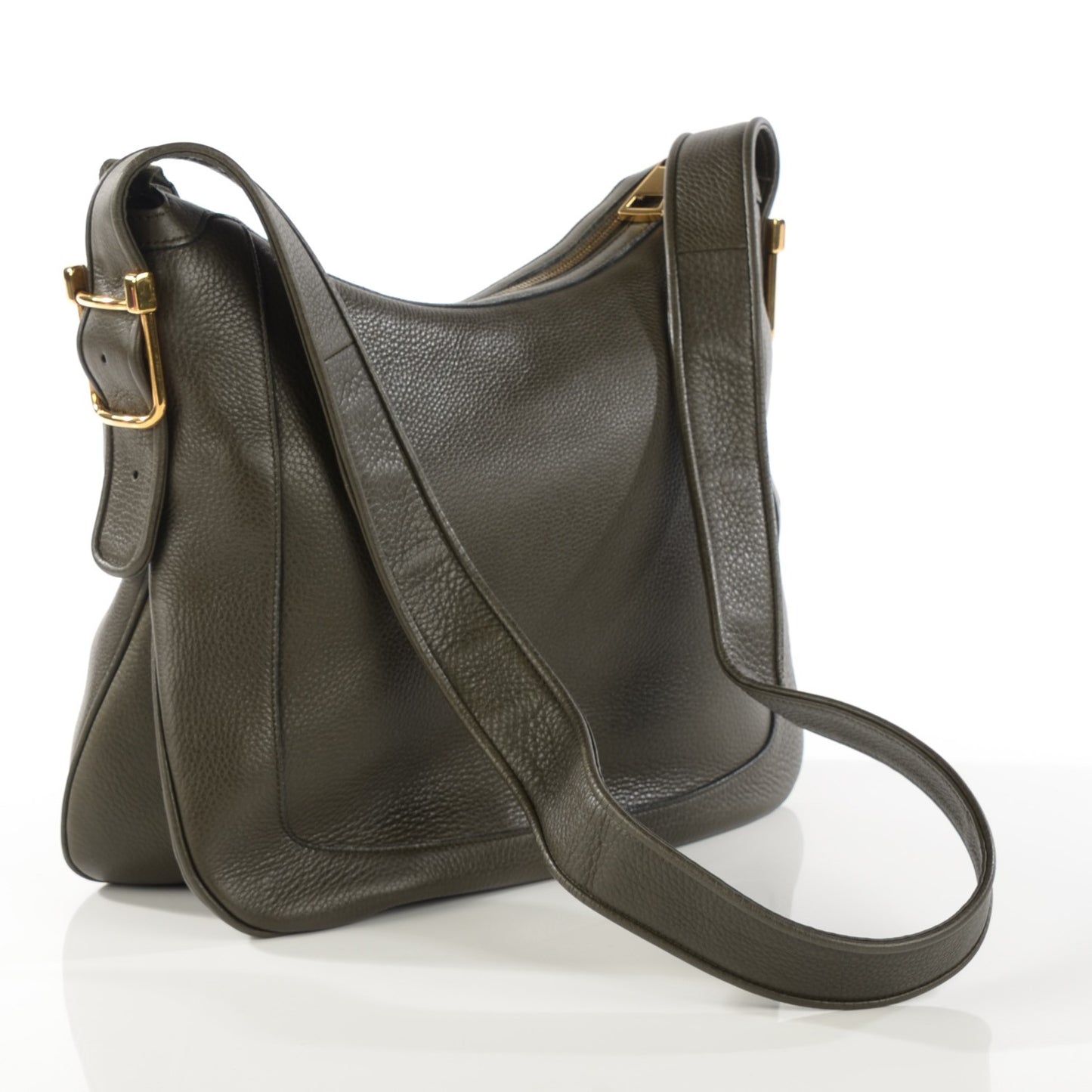 Calfskin 1973 Messenger Military Green