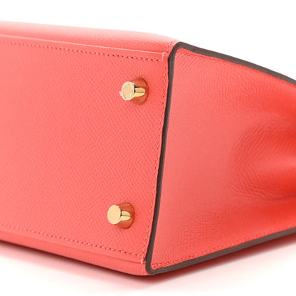 Hermes Epsom Kelly Sellier 25 Rose Jaipur 10 of 16