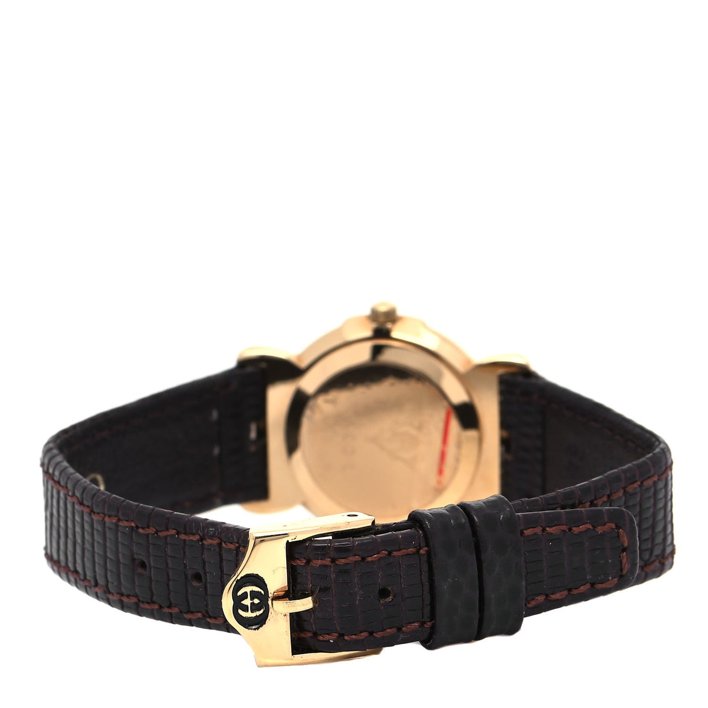 Stainless Steel Lizard 23mm 3400L Quartz Watch Gold