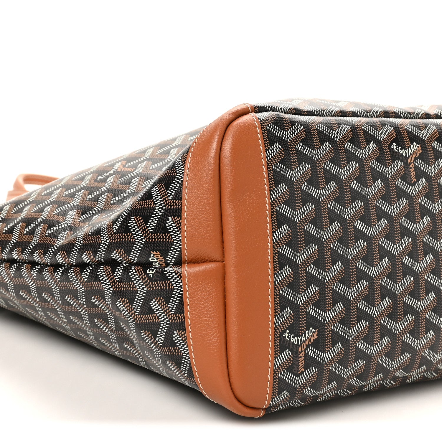 Goyard Goyardine Artois MM Black Gold 8 of 9