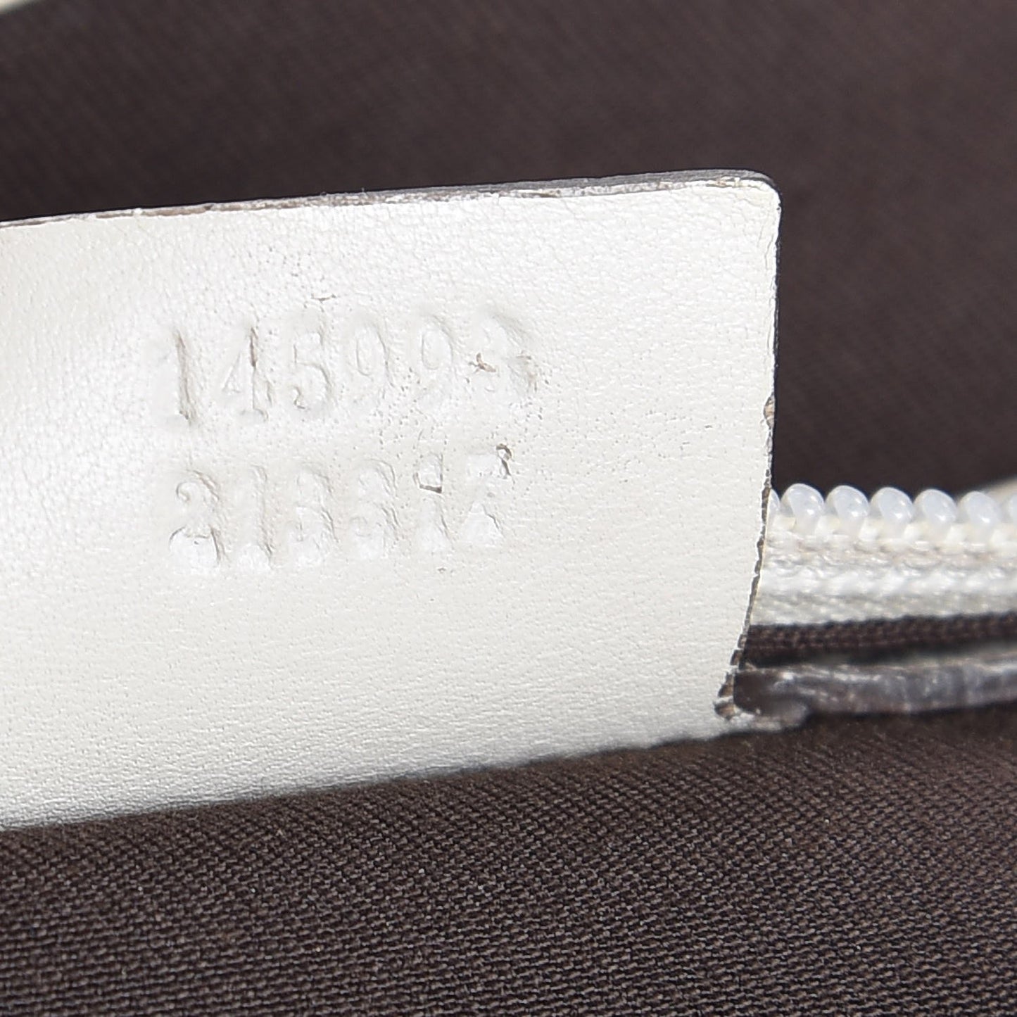 Monogram Large Punch Tote Off White