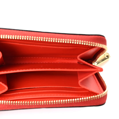 Louis Vuitton Metallic Vernis Degrade Zippy Coin Purse Pink Red 5 of 6
