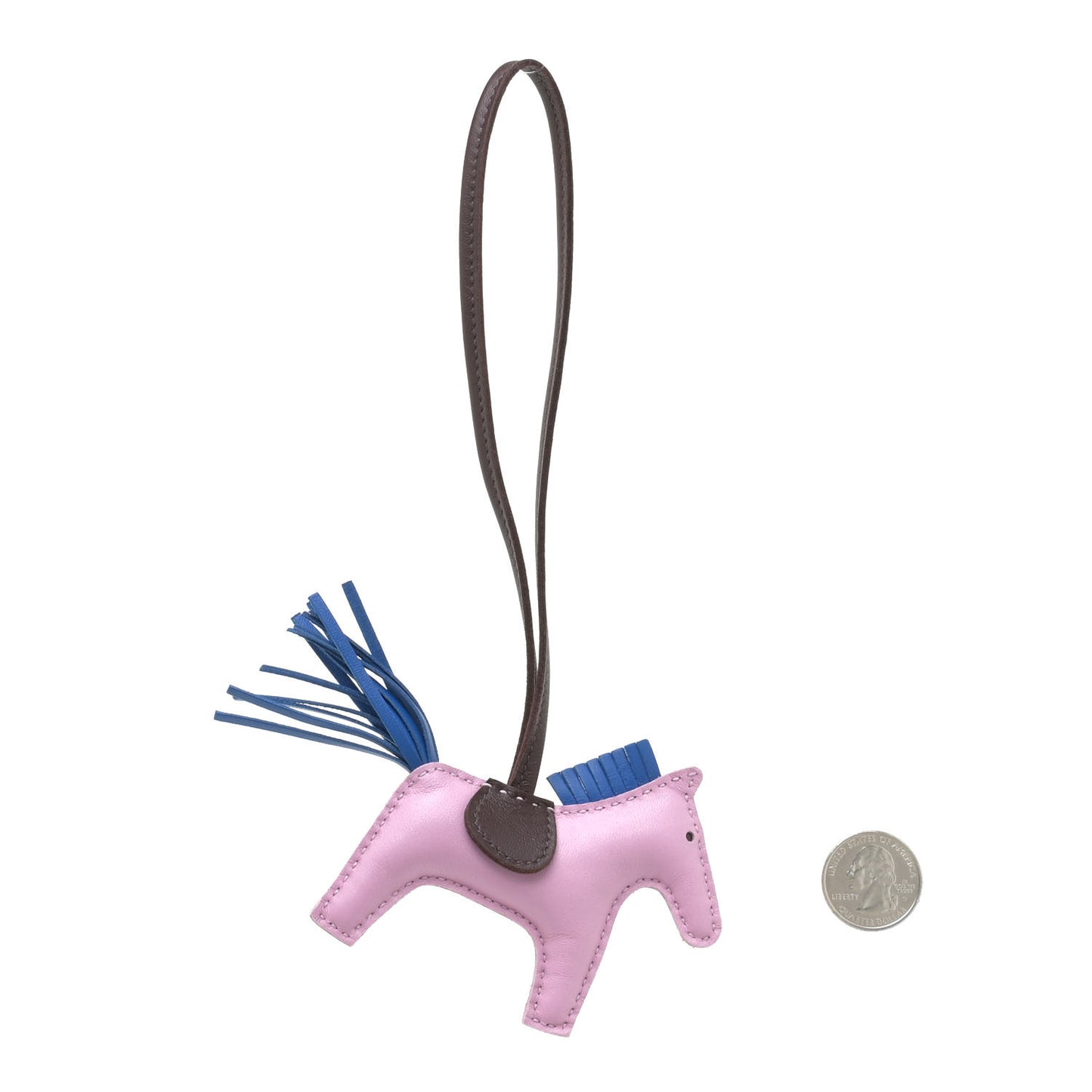 Milo Lambskin Grigri Rodeo Horse Bag Charm PM Mauve Sylvestre Bleu France Rouge Sellier