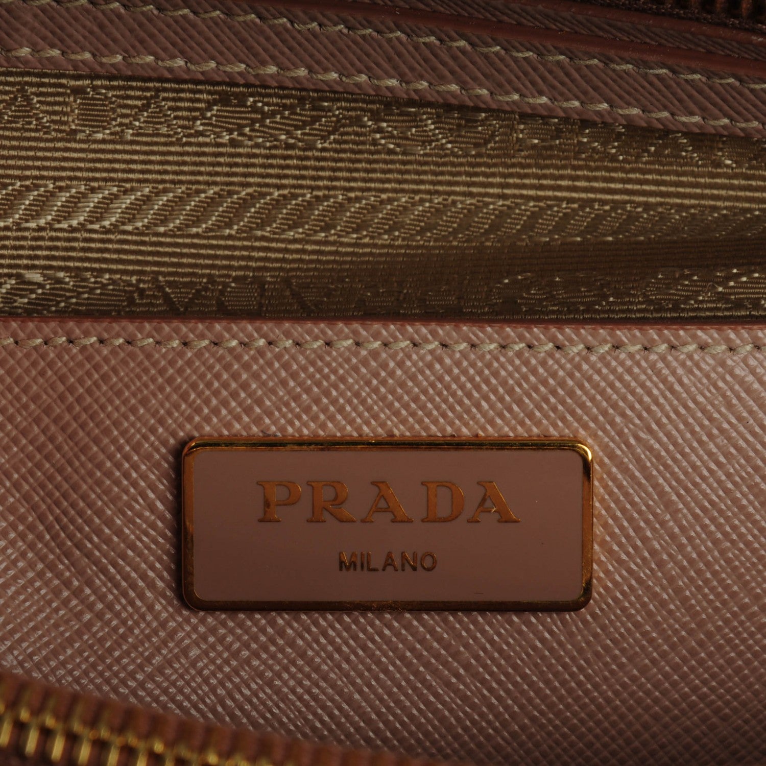 Prada Saffiano Lux Medium Promenade Tote Cammeo 6 of 9