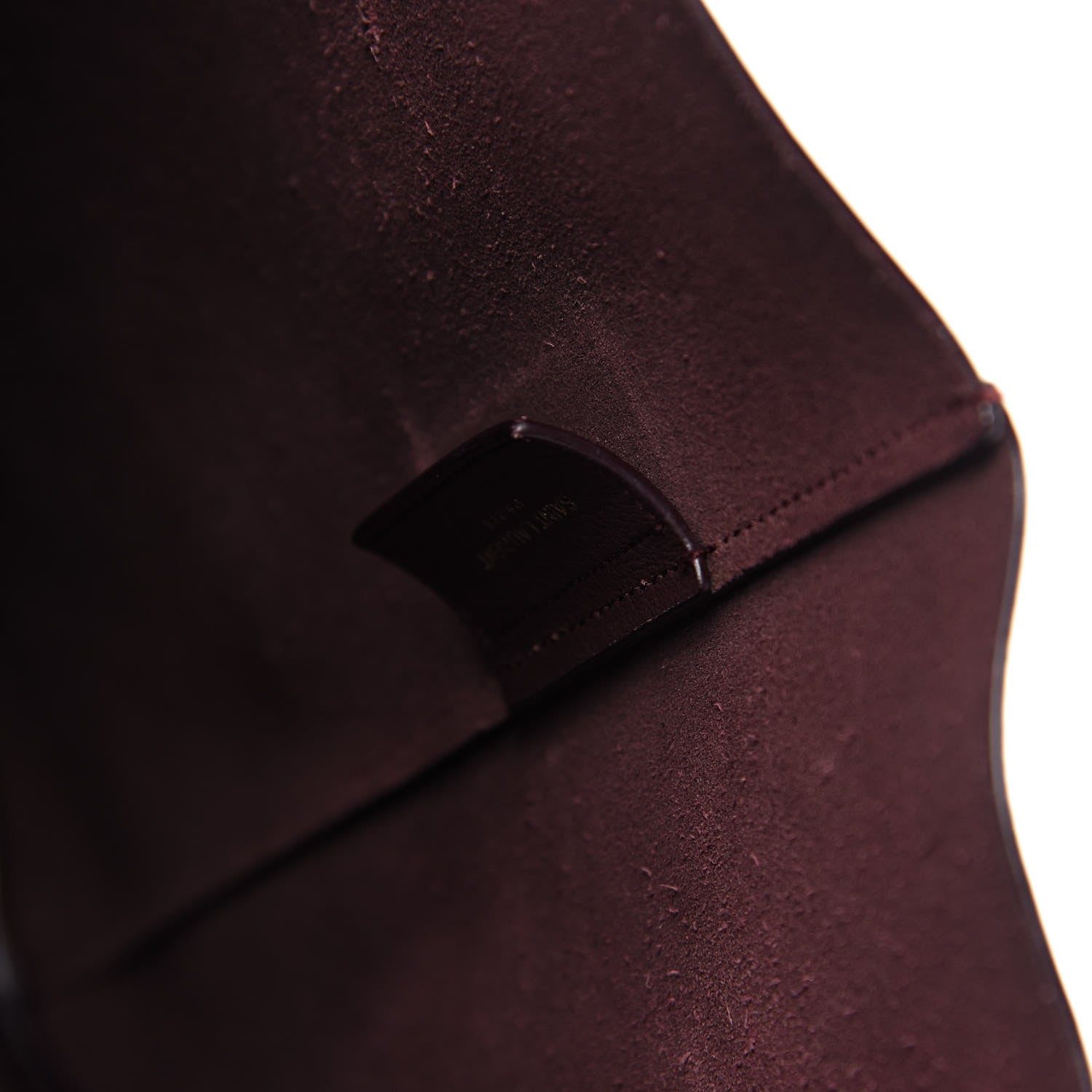 Saint Laurent Calfskin Large Shopping Tote Bordeaux 6 of 11
