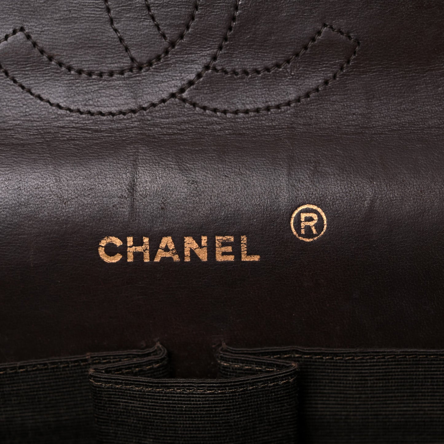 Lambskin Quilted Medium Bijoux Chain Double Flap Brown