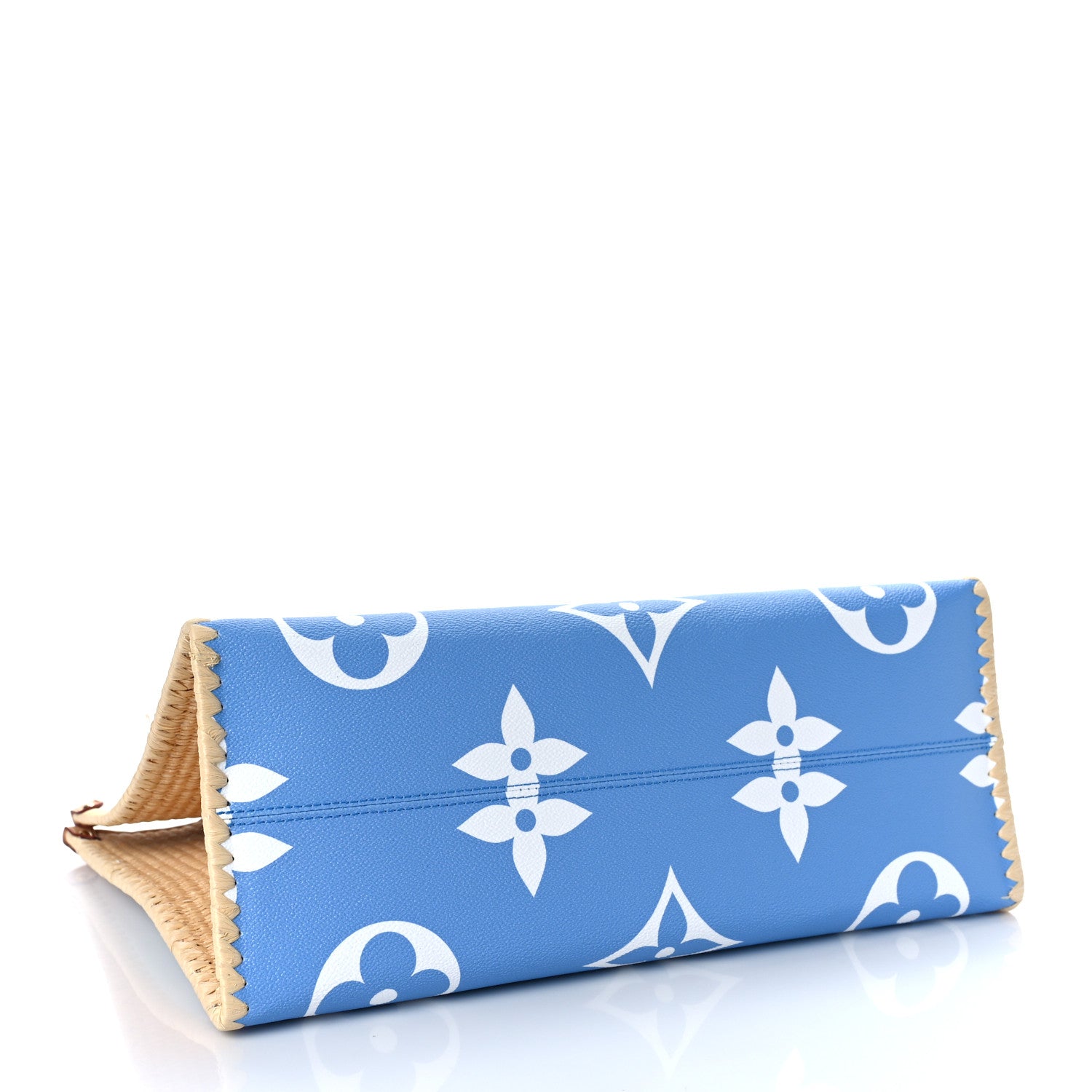 Louis Vuitton Monogram Giant Raffia Hamptons By The Pool Onthego GM Blue 4 of 9