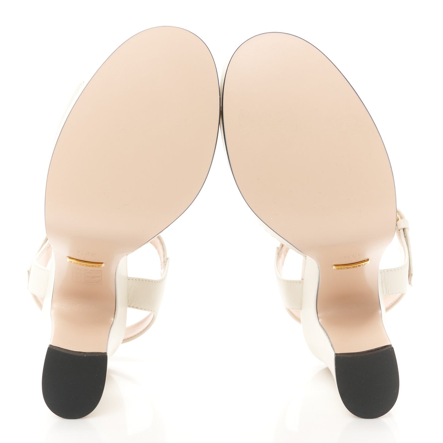 Nappa Charlotte Horsebit 40/135mm Platform Sandals 39.5 Mystic White
