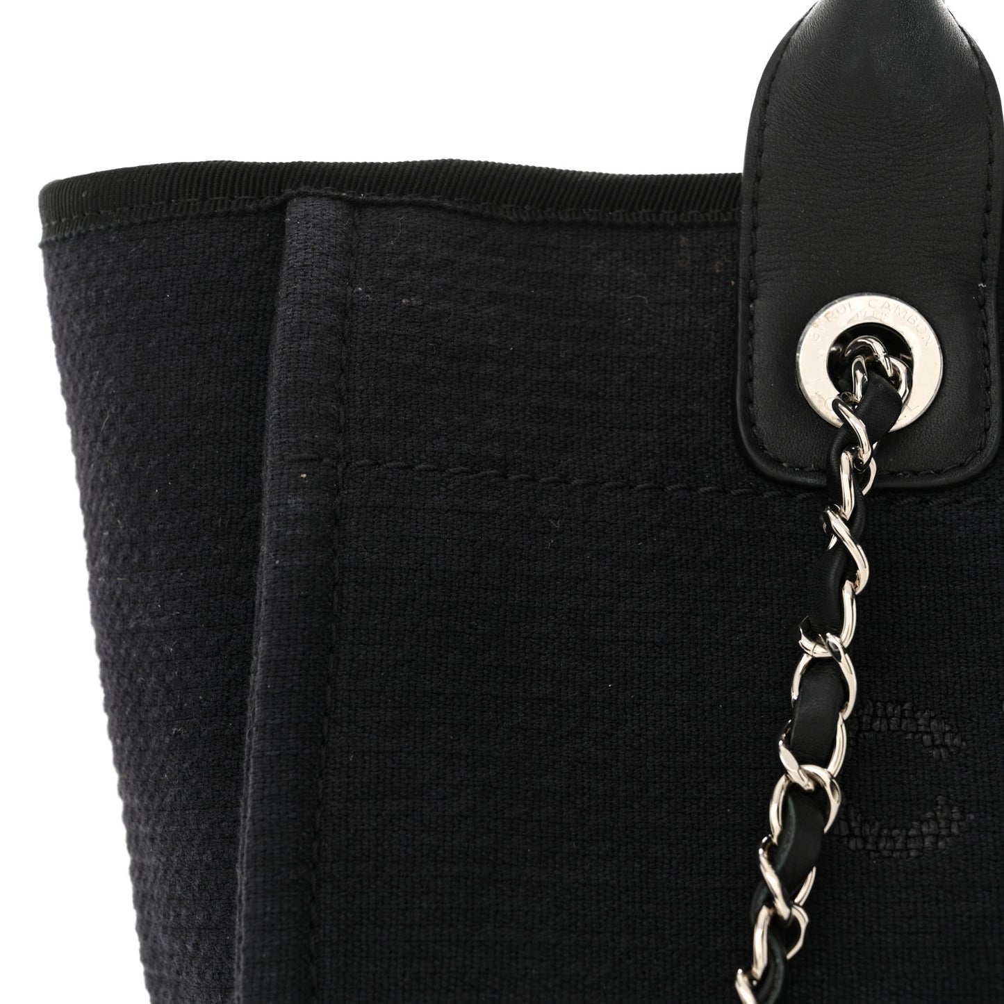 Mixed Fibers Small Deauville Tote Black