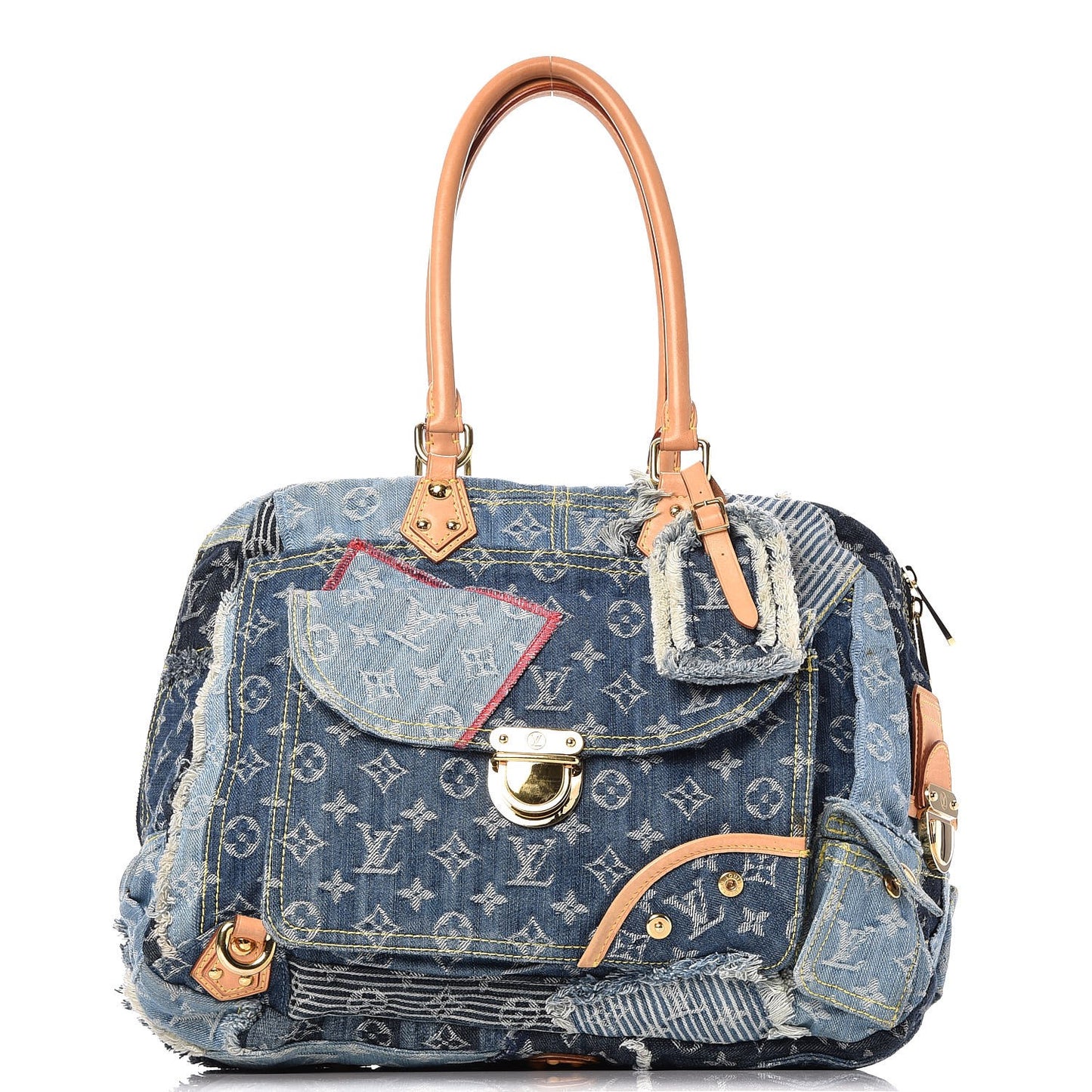 Denim Patchwork Bowly Blue