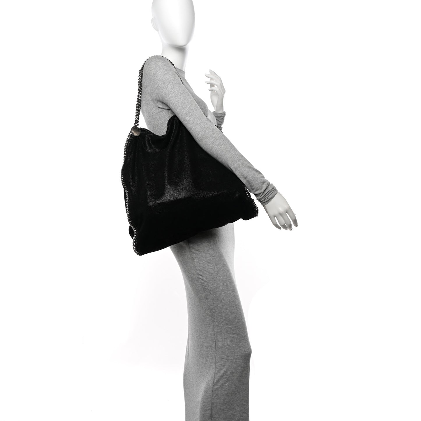 Shaggy Deer Big Falabella Tote Black