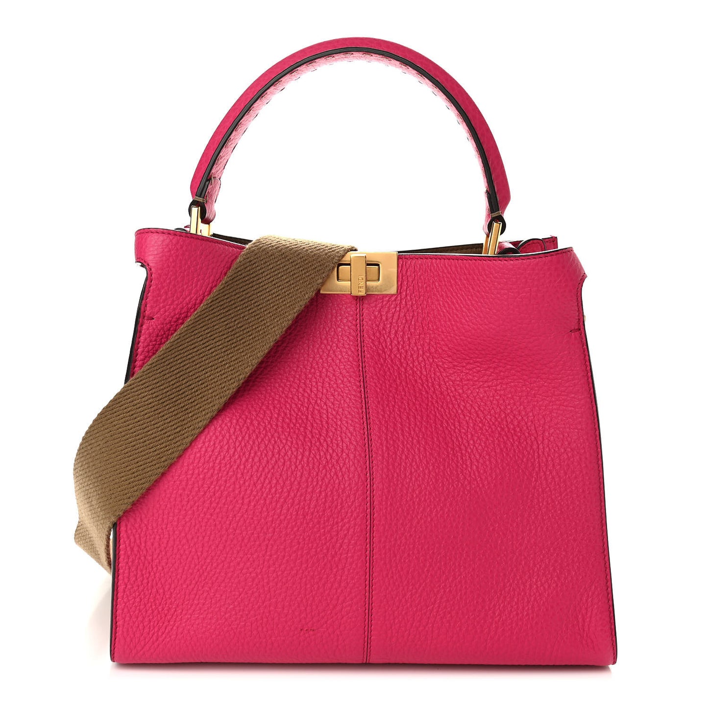 Cuoio Romano Selleria Medium Peekaboo X-Lite Fuxia