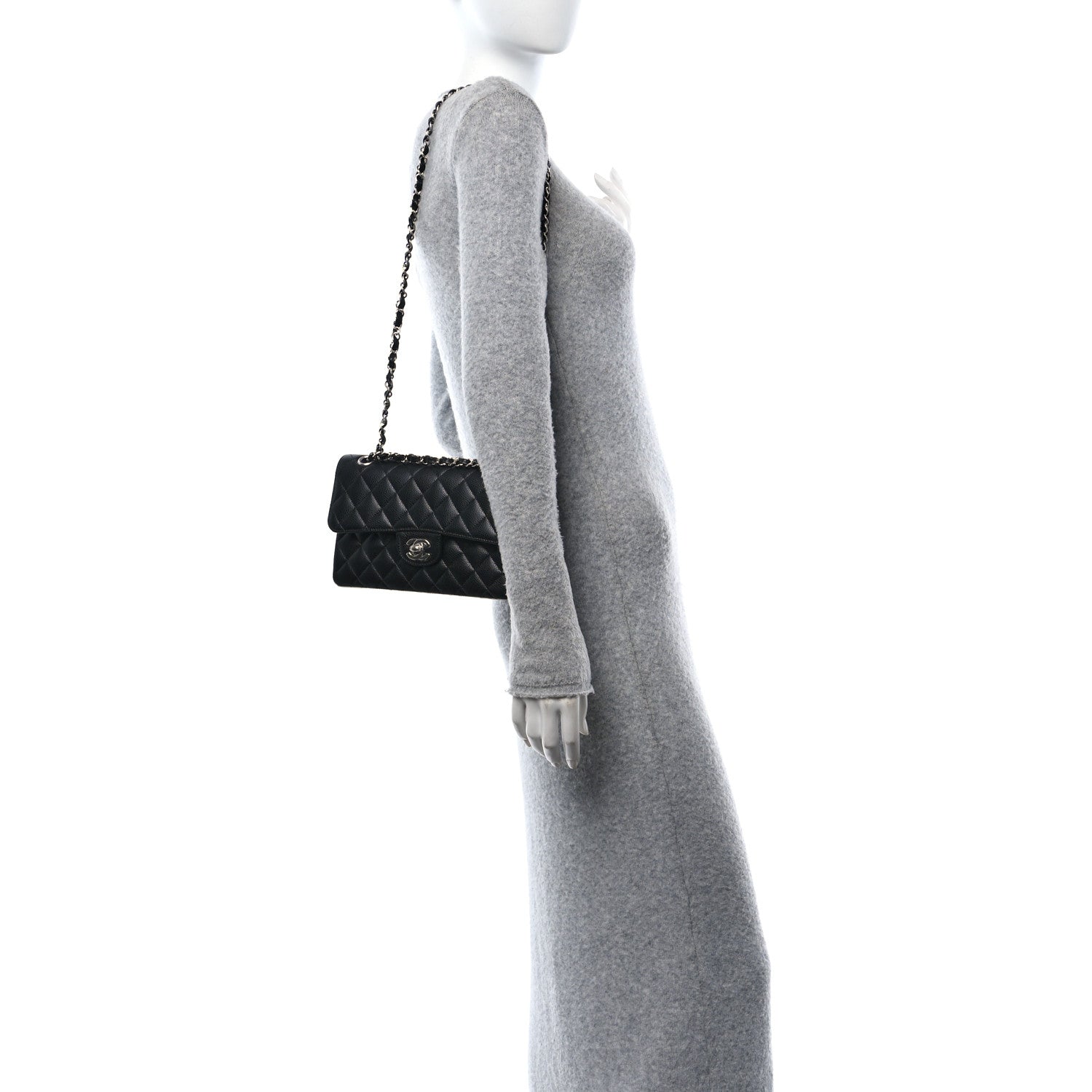 Chanel Caviar Quilted Small Double Flap Black 3 of 12