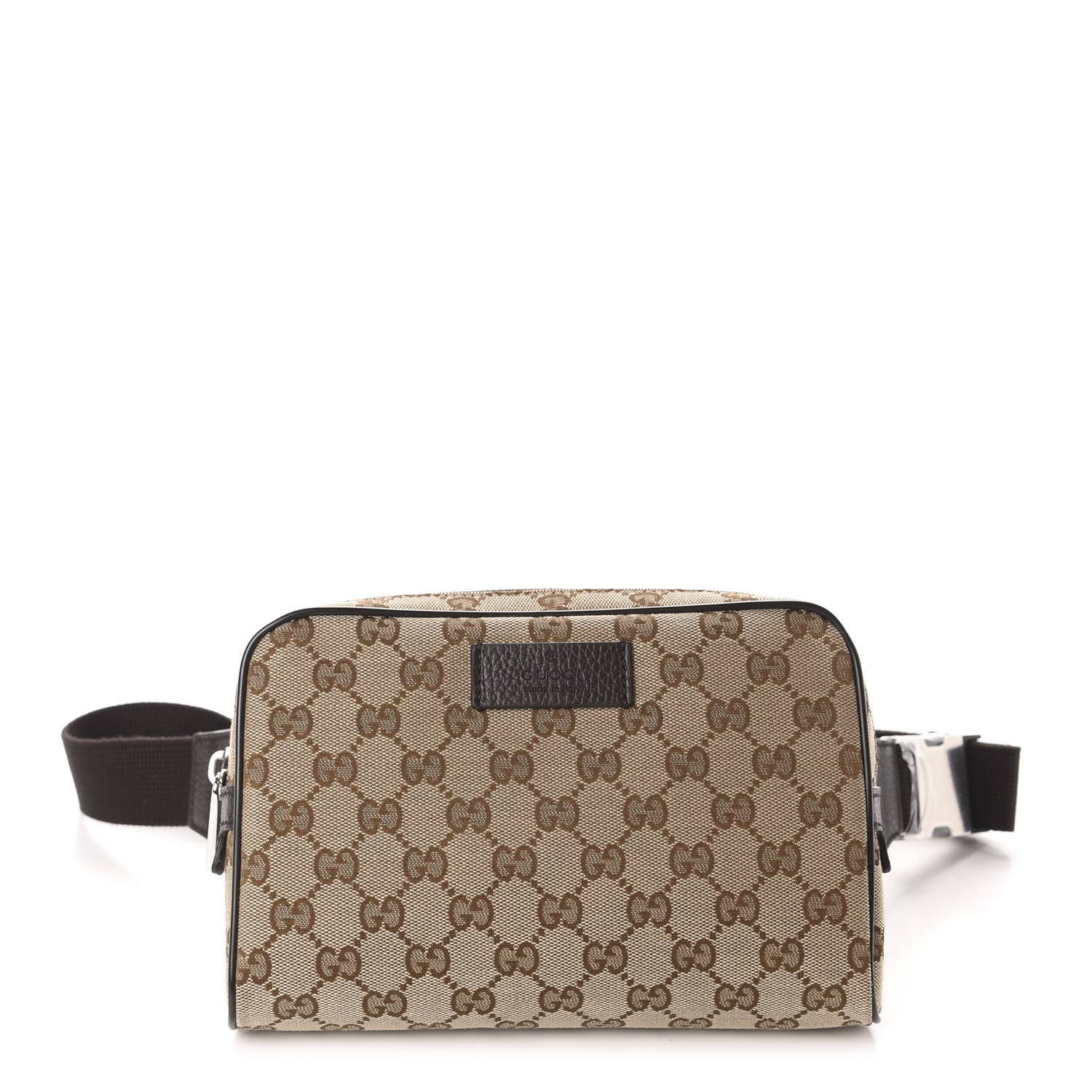 Gucci Monogram Belt Bag Dark Brown 1 of 10