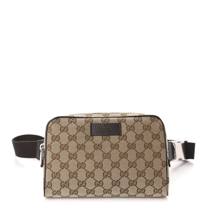 Gucci Monogram Belt Bag Dark Brown 1 of 10