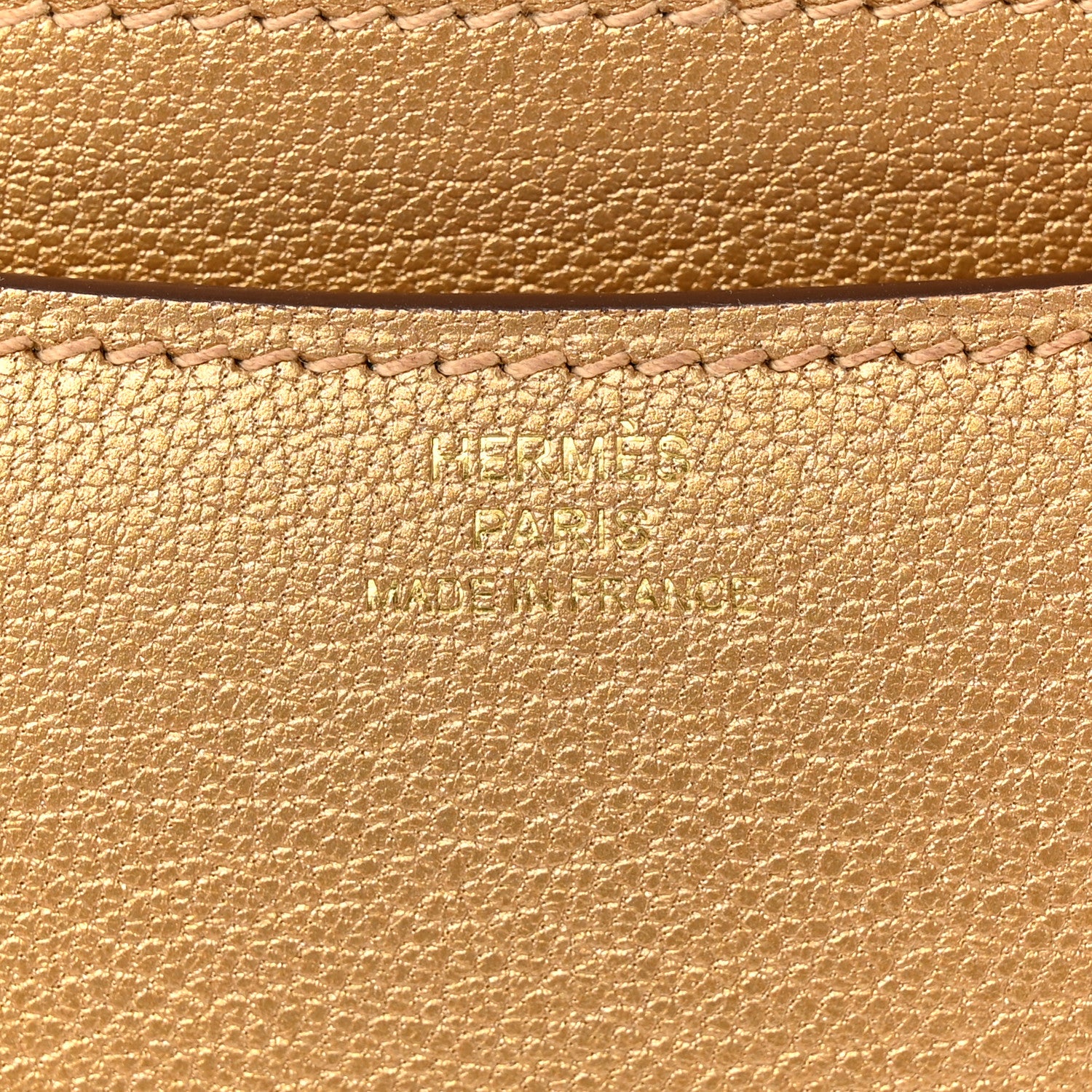 Hermes Metallic Chevre Chamkilight Constance 18 Dore 6 of 10