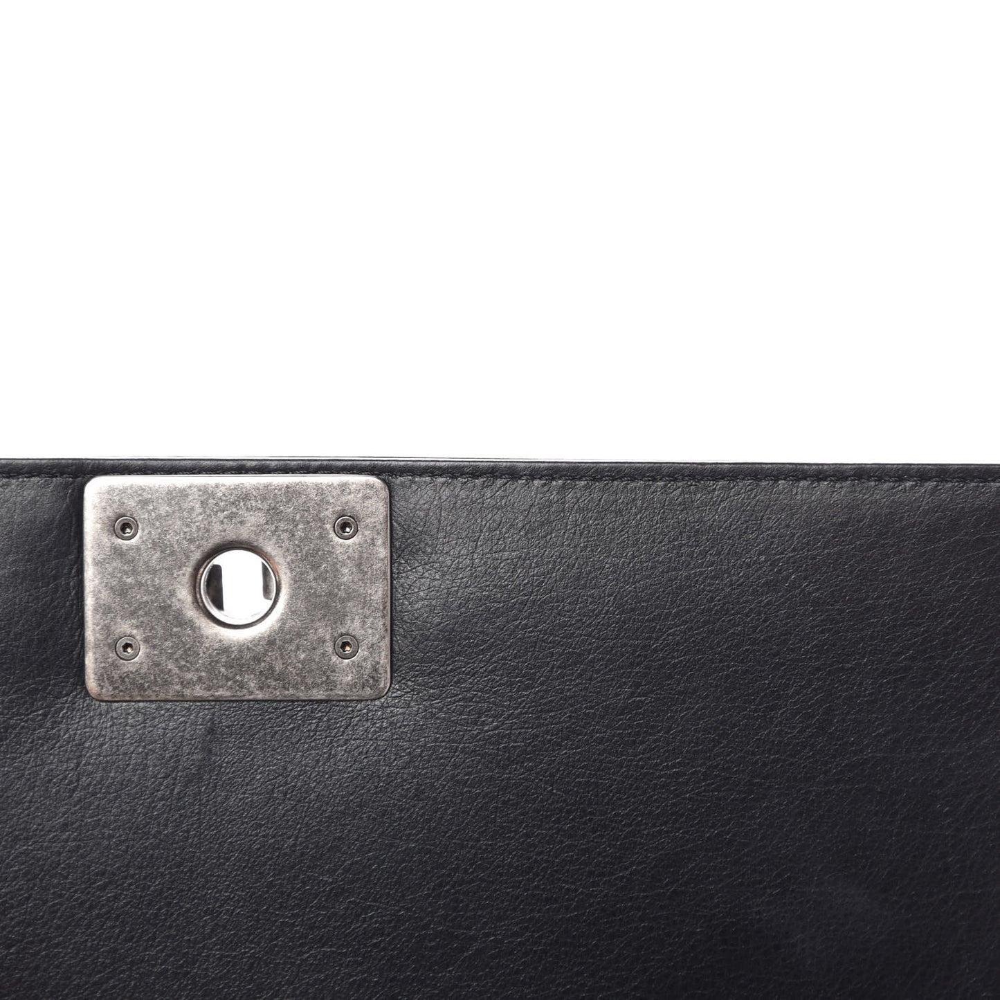 Calfskin Quilted New Medium Boy Flap Black