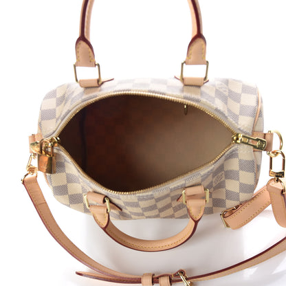 Louis Vuitton Damier Azur Speedy Bandouliere 25 7 of 10