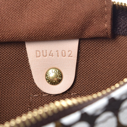 Louis Vuitton Monogram Kusama Town Speedy 30 White 7 of 7