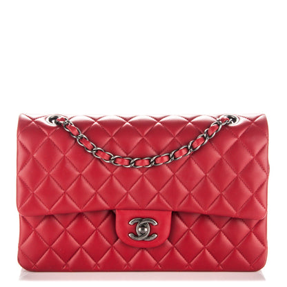 Chanel Lambskin Quilted Medium Double Flap Red 1 of 7