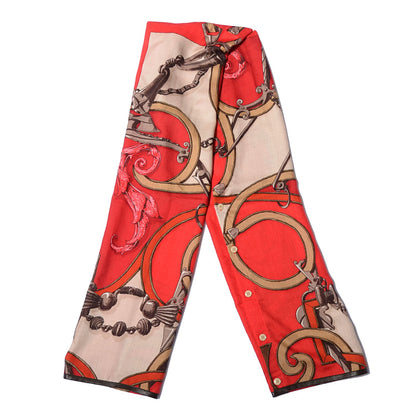 Hermes Cashmere L'Instruction du Roy Petit H Scarf 3 of 6