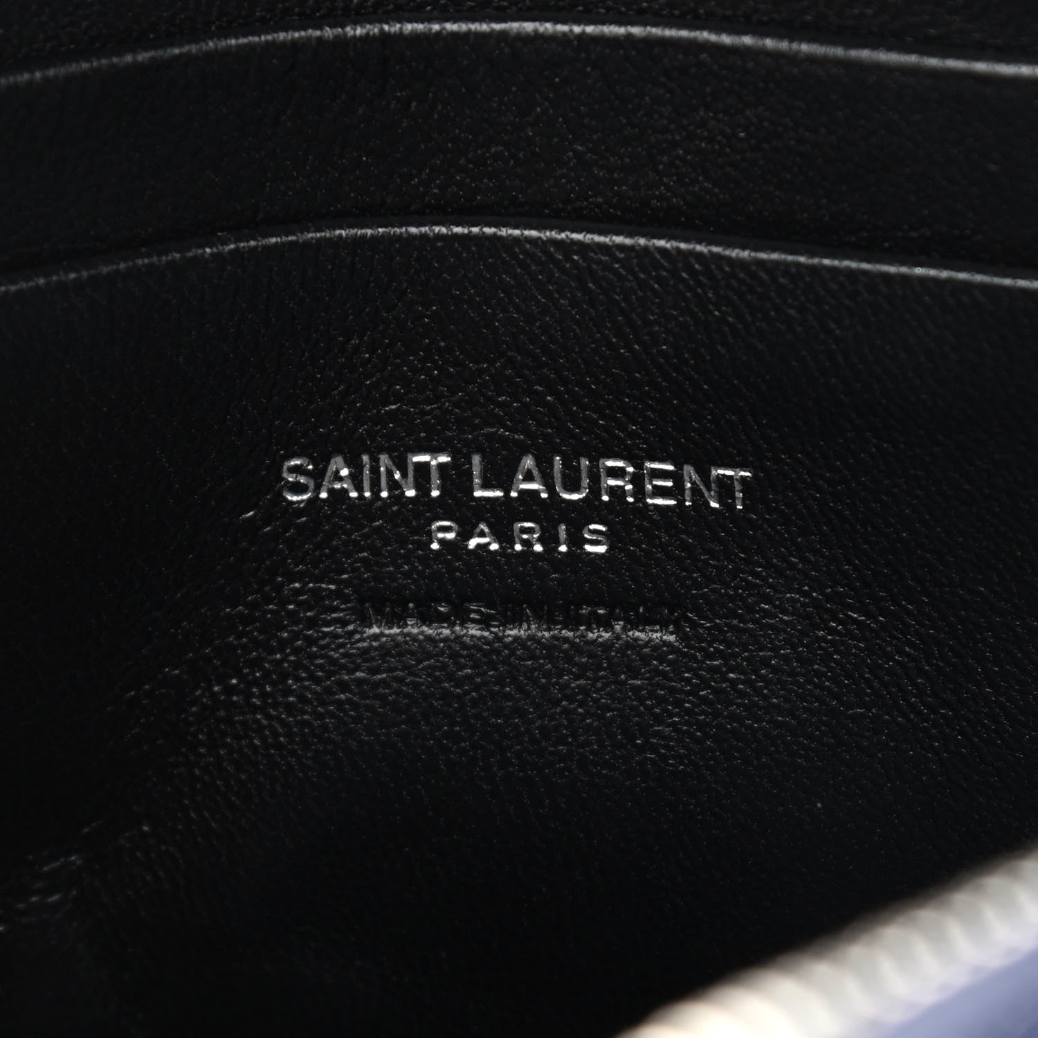 Saint Laurent Grain De Poudre Matelasse Monogram Mini Lou Camera Bag Azure Blue 6 of 9