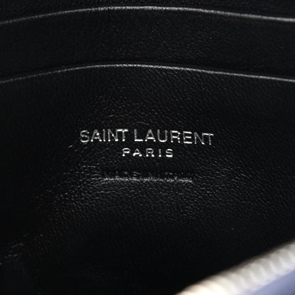Saint Laurent Grain De Poudre Matelasse Monogram Mini Lou Camera Bag Azure Blue 6 of 9