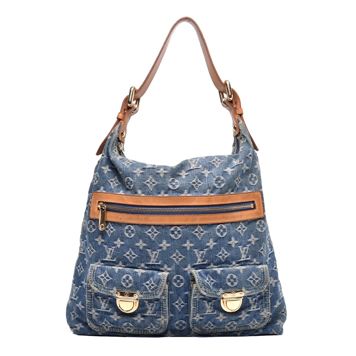 Louis Vuitton Denim Baggy GM Blue 1 of 11