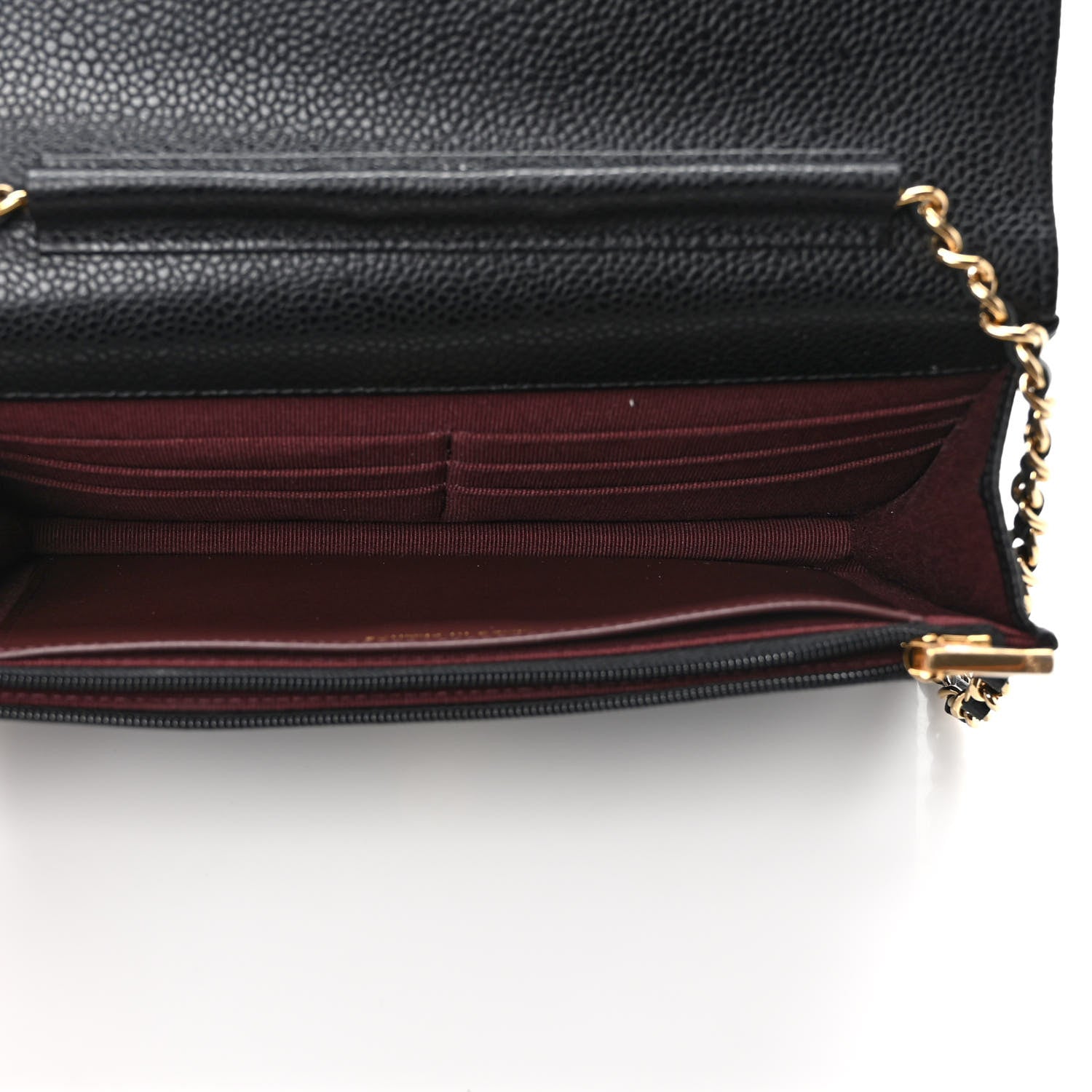 Chanel Caviar Quilted Wallet on Chain WOC Black 4 of 10