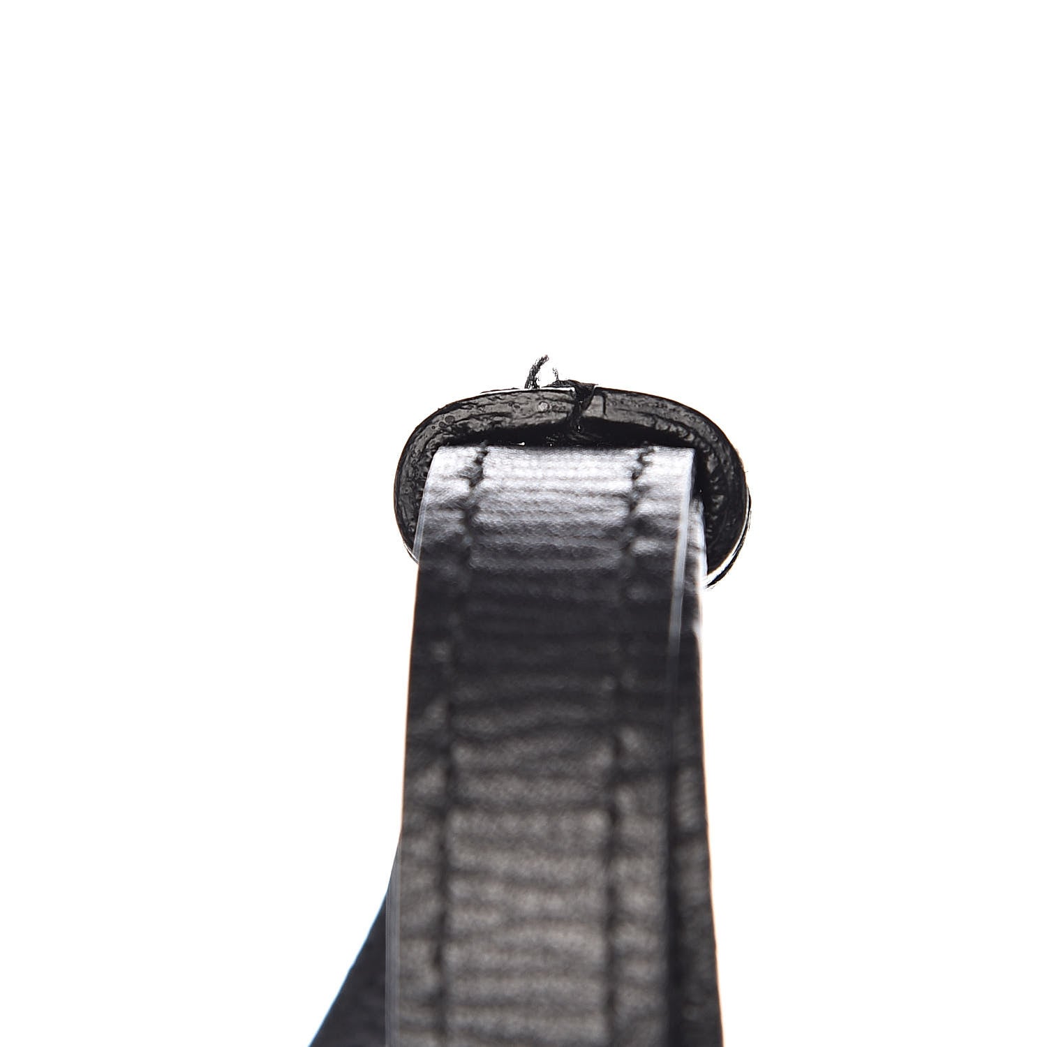 Burberry Grainy Calfskin House Check Large Banner Tote Black 10 of 18
