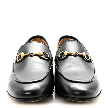 Gucci Betis Glamour Calfskin Womens Jordaan Loafers 37 Black 3 of 10