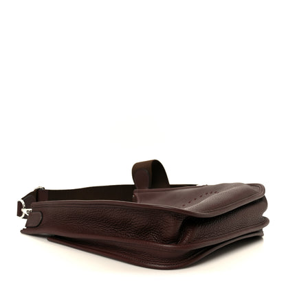 Hermes Taurillon Clemence Evelyne III PM Bordeaux 4 of 11
