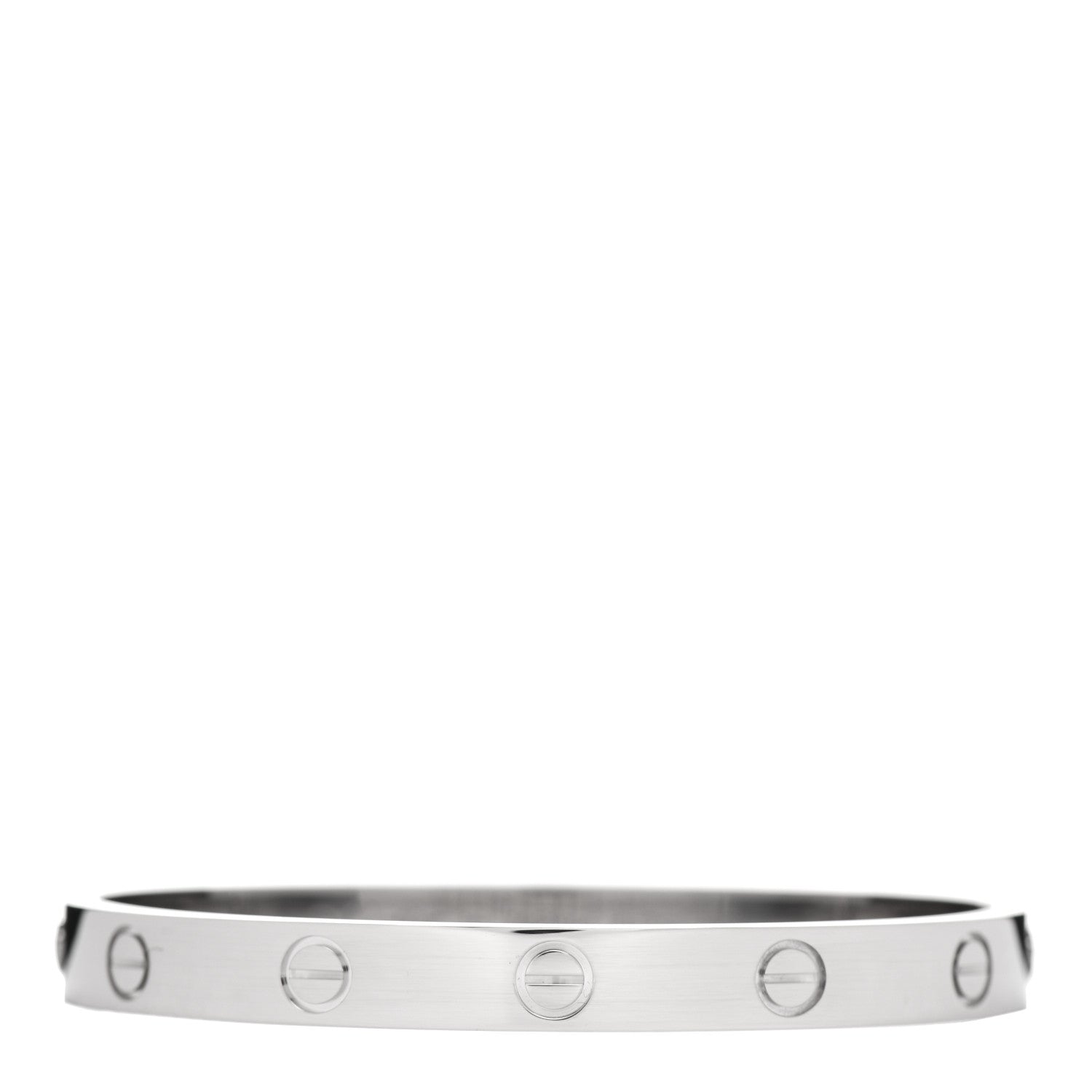 Cartier 18K White Gold LOVE Bracelet 16 1 of 6