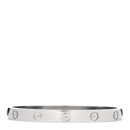 Cartier 18K White Gold LOVE Bracelet 16 1 of 6
