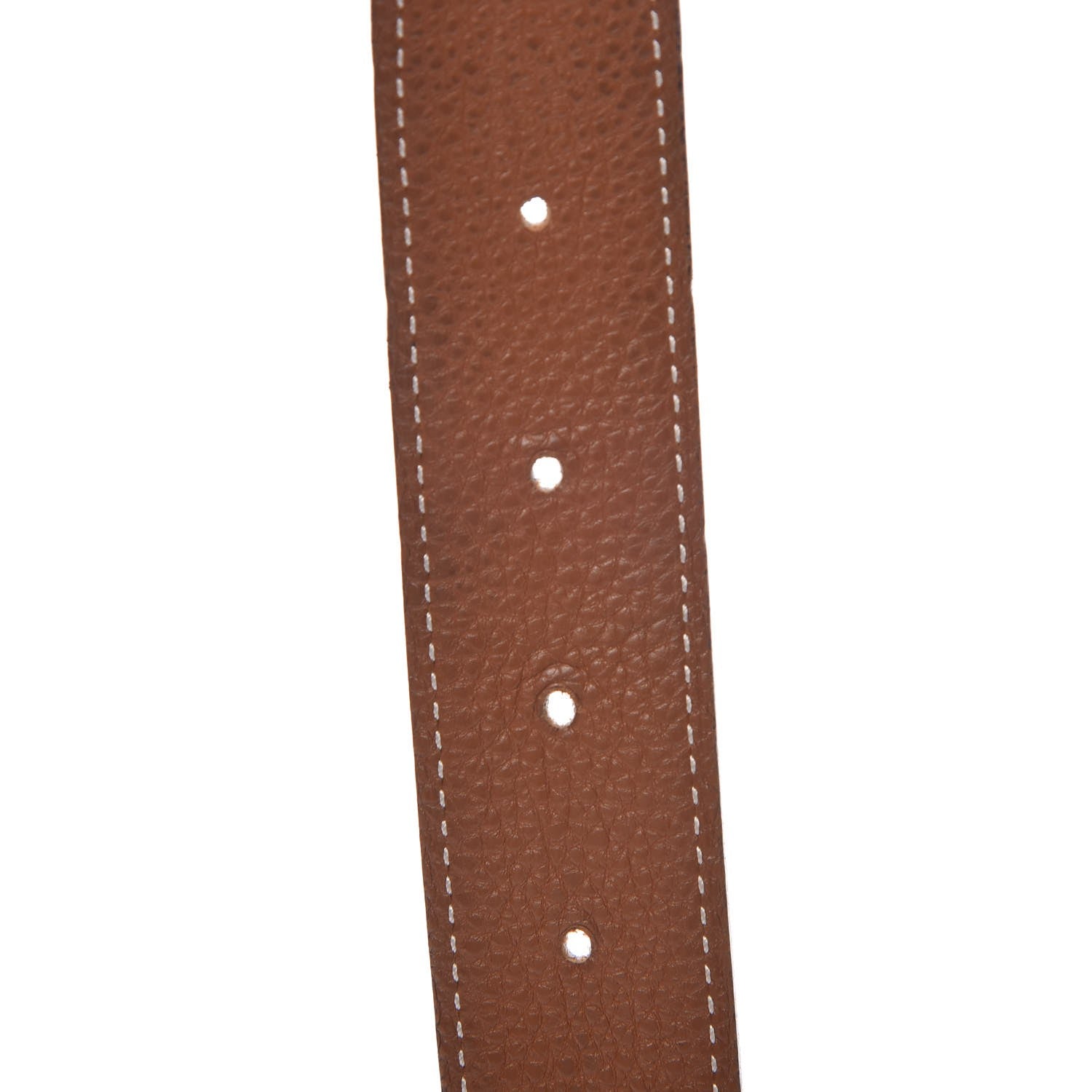 Hermes Box Togo 32mm Belt Strap 90 Black Gold 4 of 7