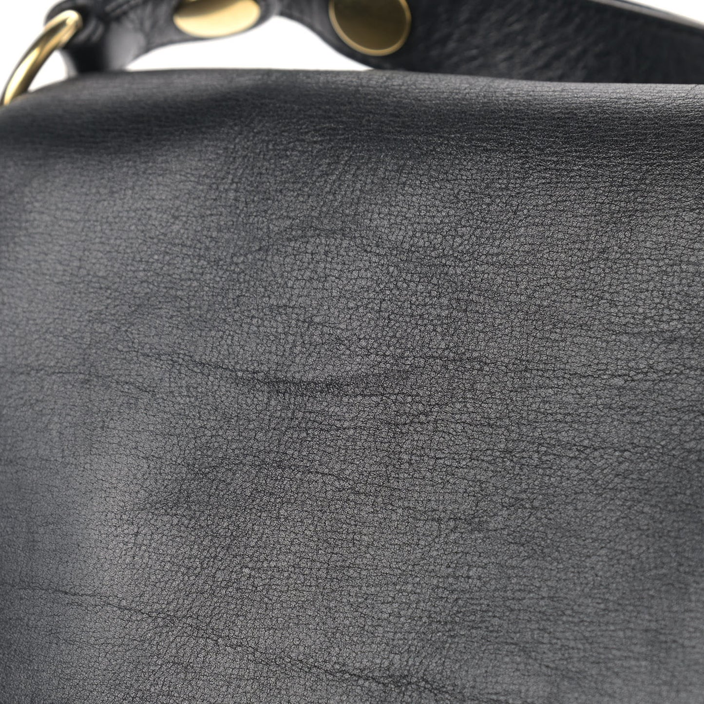 Smooth Calfskin Blade Flap Black