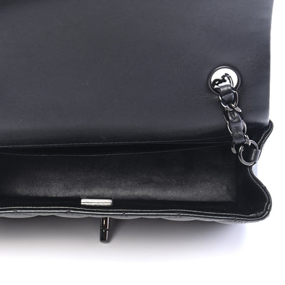 Chanel Lambskin Quilted Mini Rectangular Flap So Black 5 of 9