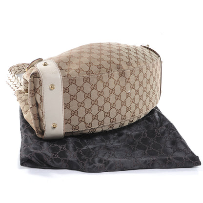 Gucci Monogram Pelham Medium Shoulder Bag White 4 of 9