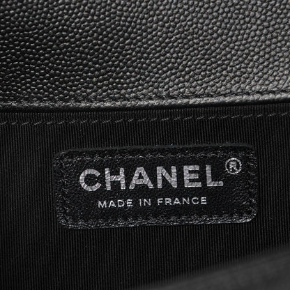 Chanel Caviar Quilted Medium Boy Flap So Black 6 of 8