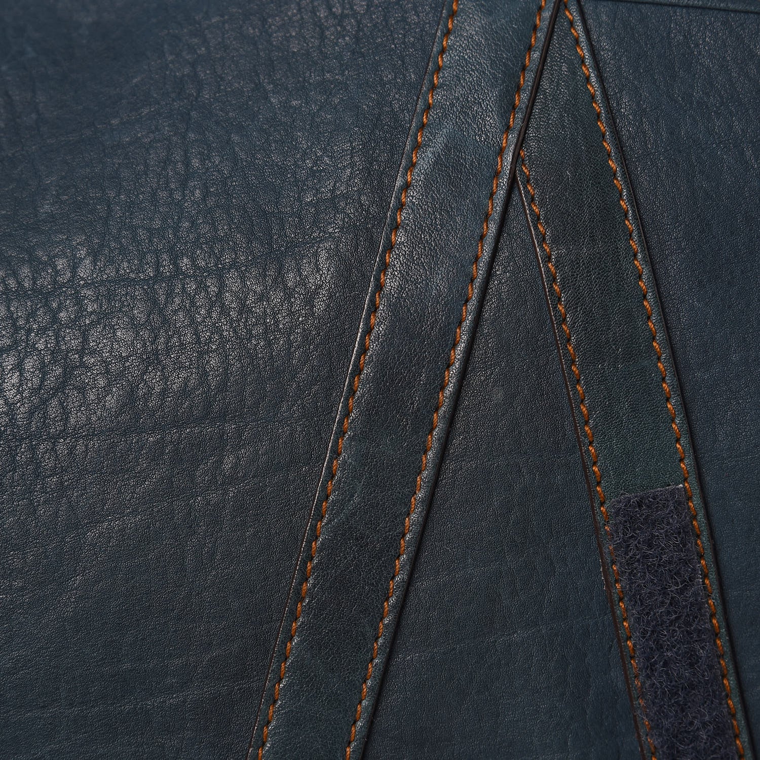 Christian Dior Calfskin Gaucho Saddle Bag Blue 10 of 15