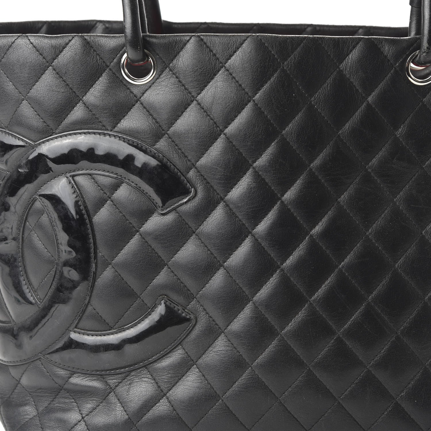 Chanel Calfskin Quilted Large Cambon Tote Black 11 of 13
